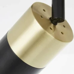 Luminaires Brilliant Barre de spots Brilliant Maribel Laiton, Noir, 2 lumières* Spots Et Projecteurs