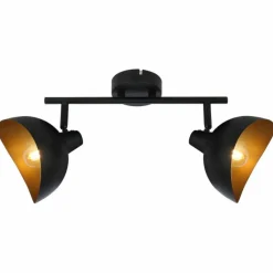 Luminaires Brilliant Barre de spots Brilliant Layton Noir, 2 lumières* Spots Et Projecteurs