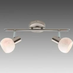 Luminaires Brilliant Barre de spots Brilliant Bona Blanc, 2 lumières