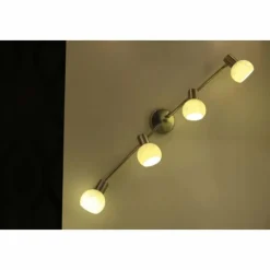 Luminaires Brilliant Barre de spots Brilliant Bona Blanc, 4 lumières