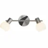 Luminaires Brilliant Barre de spots Brilliant Tiara Blanc, 2 lumières