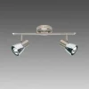 Luminaires Brilliant Barre de spots Brilliant Lava Fer, 2 lumières* Spots Et Projecteurs