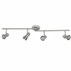 Luminaires Brilliant Barre de spots Brilliant Sanny Fer, 4 lumières* Spots Et Projecteurs