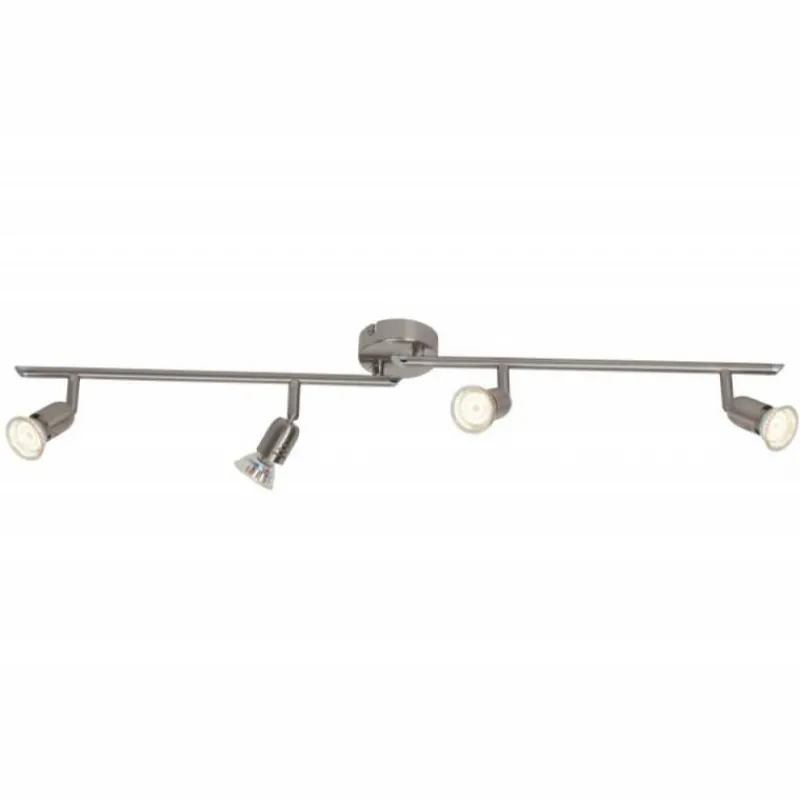 Luminaires Brilliant Barre de spots Brilliant Loona, 4 lumières* Spots Et Projecteurs