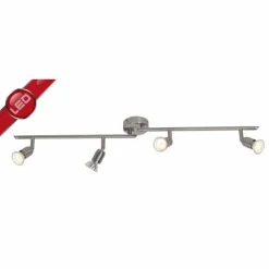 Luminaires Brilliant Barre de spots Brilliant Loona, 4 lumières* Spots Et Projecteurs