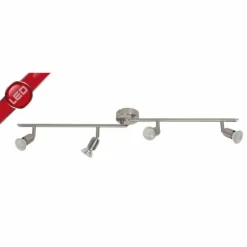 Luminaires Brilliant Barre de spots Brilliant Loona, 4 lumières* Spots Et Projecteurs