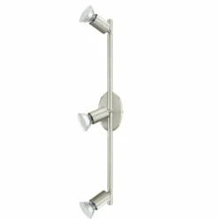 Luminaires Eglo Barre de spots Eglo BUZZ-LED Nickel mat* Spots Et Projecteurs
