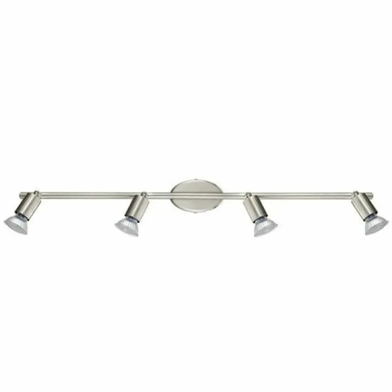 Luminaires Eglo Barre de spots Eglo BUZZ-LED Nickel mat* Spots Et Projecteurs