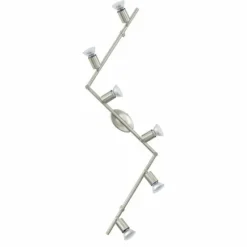 Luminaires Eglo Barre de spots Eglo BUZZ-LED Nickel mat* Spots Et Projecteurs