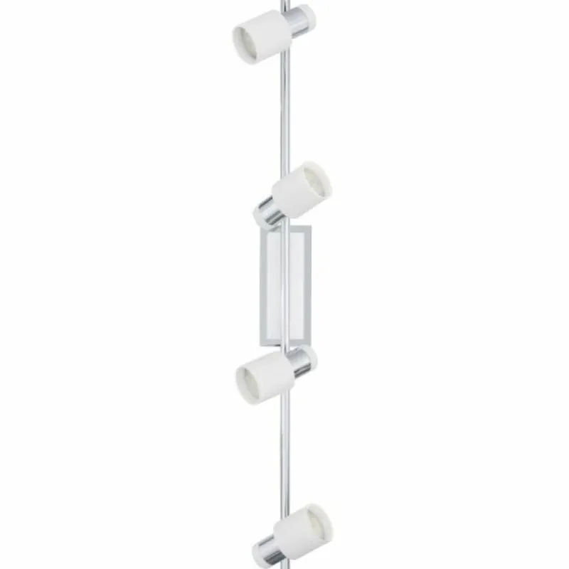Luminaires Eglo Barre de spots Eglo DAVIDA Chrome* Spots Et Projecteurs