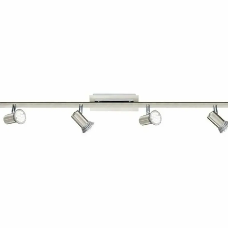Luminaires Eglo Barre de spots Eglo ROTTELO Nickel mat* Spots Et Projecteurs