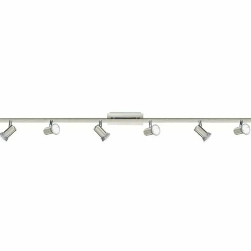 Luminaires Eglo Barre de spots Eglo ROTTELO Nickel mat* Spots Et Projecteurs