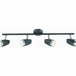 Luminaires Globo Lighting Barre de spots Globo Nero LED Anthracite, 4 lumières* Spots Et Projecteurs