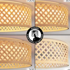 hofstein Barroco Plafonnier LED Écru, Blanc, 1 lumière