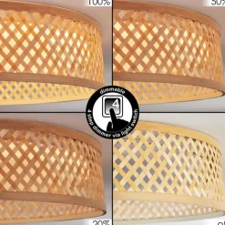 Luminaires Scandinaves-hofstein Barroco Plafonnier LED Écru, Blanc, 1 lumière