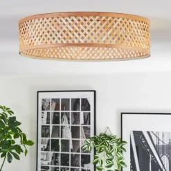 Luminaires Scandinaves-hofstein Barroco Plafonnier LED Écru, Blanc, 1 lumière