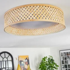 Luminaires Scandinaves-hofstein Barroco Plafonnier LED Écru, Blanc, 1 lumière