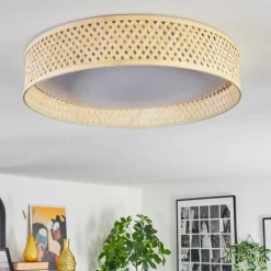 Luminaires Scandinaves-hofstein Barroco Plafonnier LED Écru, Blanc, 1 lumière