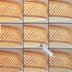 Luminaires Scandinaves-hofstein Barroco Plafonnier LED Écru, Blanc, 1 lumière, Télécommandes