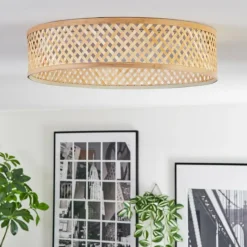 Luminaires Scandinaves-hofstein Barroco Plafonnier LED Écru, Blanc, 1 lumière, Télécommandes