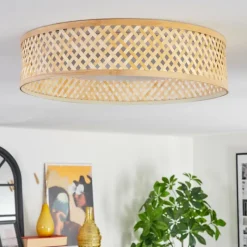 Luminaires Scandinaves-hofstein Barroco Plafonnier LED Écru, Blanc, 1 lumière, Télécommandes