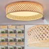 Luminaires Scandinaves-hofstein Barroco Plafonnier LED Écru, Blanc, 1 lumière, Télécommandes