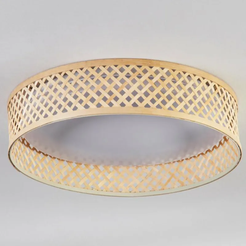 Luminaires Scandinaves-hofstein Barroco Plafonnier LED Écru, Blanc, 1 lumière, Télécommandes