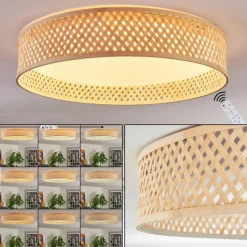 Luminaires Scandinaves-hofstein Barroco Plafonnier LED Écru, Blanc, 1 lumière, Télécommandes