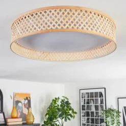 Luminaires Scandinaves-hofstein Barroco Plafonnier LED Écru, Blanc, 1 lumière, Télécommandes