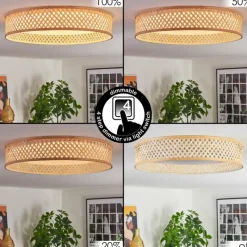 hofstein Barroco Plafonnier LED Écru, Blanc, 1 lumière