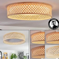 Luminaires Scandinaves-hofstein Barroco Plafonnier LED Écru, Blanc, 1 lumière