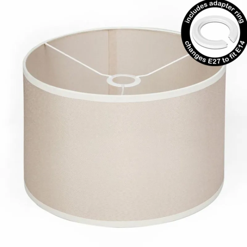 Lampes En Tissu-hofstein Bassagoda beige, Blanc