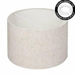 Lampes En Tissu-hofstein Bassagoda beige, Blanc
