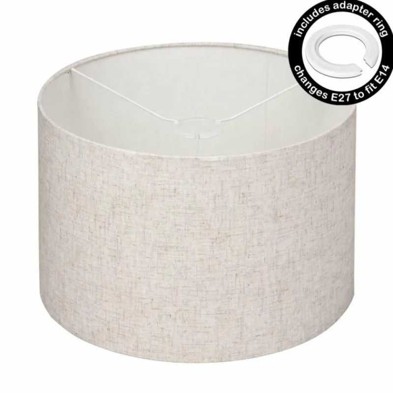 Lampes En Tissu-hofstein Bassagoda beige, Blanc