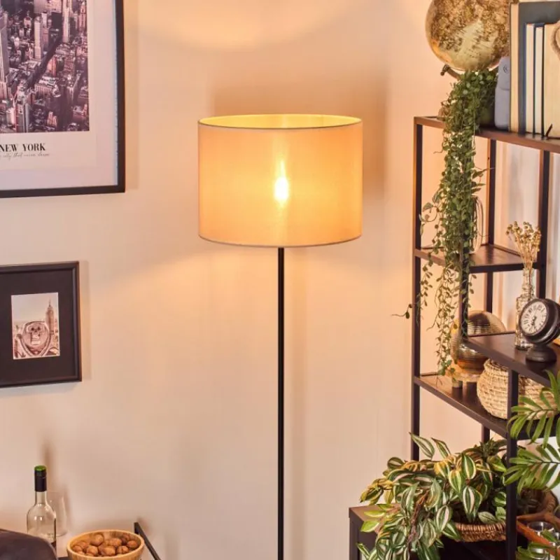 Lampes En Tissu-hofstein Bassagoda Lampadaire beige, 1 lumière