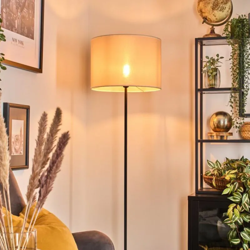 Lampes En Tissu-hofstein Bassagoda Lampadaire beige, 1 lumière