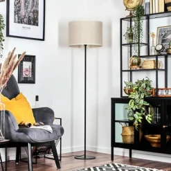 Lampes En Tissu-hofstein Bassagoda Lampadaire beige, 1 lumière