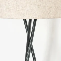 Lampes En Tissu-hofstein Bassagoda Lampadaire beige, 1 lumière