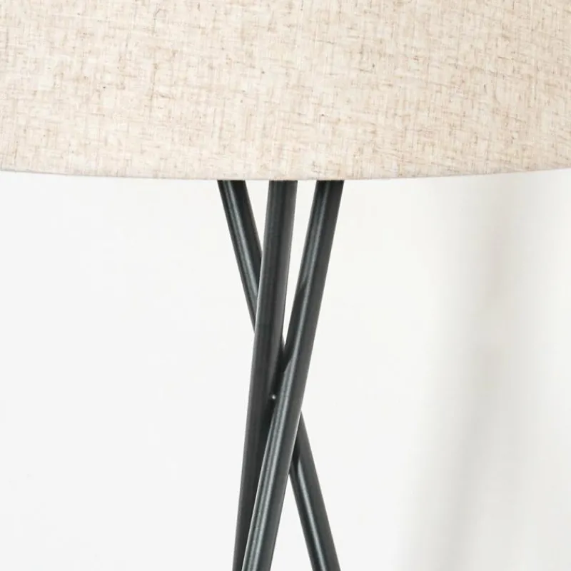Lampes En Tissu-hofstein Bassagoda Lampadaire beige, 1 lumière