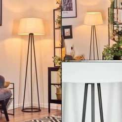 Lampes En Tissu-hofstein Bassagoda Lampadaire beige, 1 lumière