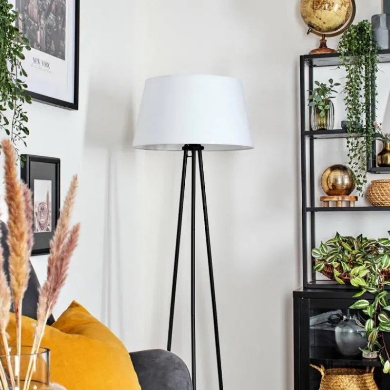 Lampes En Tissu-hofstein Bassagoda Lampadaire beige, 1 lumière