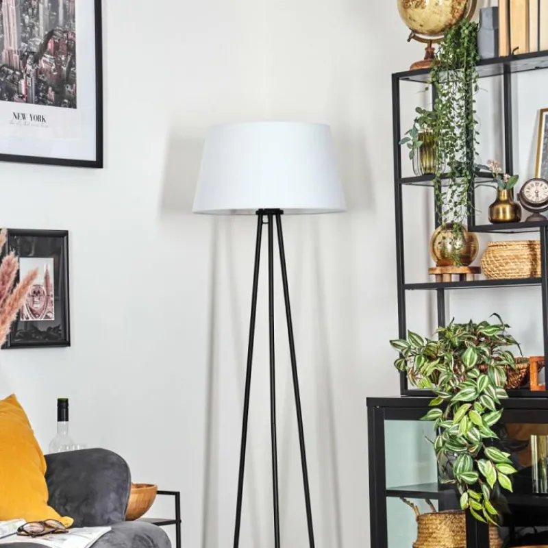 Lampes En Tissu-hofstein Bassagoda Lampadaire beige, 1 lumière