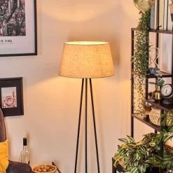 Lampes En Tissu-hofstein Bassagoda Lampadaire beige, 1 lumière