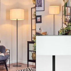 Lampes En Tissu-hofstein Bassagoda Lampadaire Blanc, 1 lumière