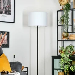 Lampes En Tissu-hofstein Bassagoda Lampadaire Blanc, 1 lumière