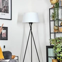 Lampes En Tissu-hofstein Bassagoda Lampadaire Blanc, 1 lumière