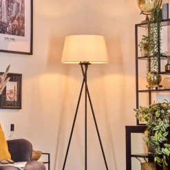 Lampes En Tissu-hofstein Bassagoda Lampadaire Blanc, 1 lumière