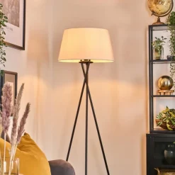 Lampes En Tissu-hofstein Bassagoda Lampadaire Blanc, 1 lumière