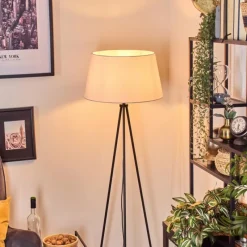 Lampes En Tissu-hofstein Bassagoda Lampadaire Blanc, 1 lumière