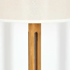 Lampes En Tissu-hofstein Bassagoda Lampadaire Brun, Écru, Noir, 1 lumière